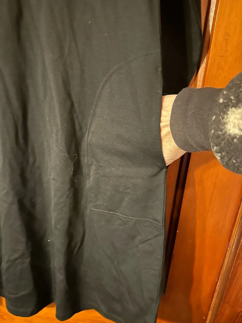 Black Women’s Woolx Rissa Dress - Picture 3 of 4
